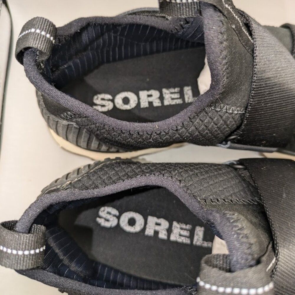 Sorel Women's Kinetic Sneak Shoes NL3374-010 Black Size 8.5 - Picture 5 of 7